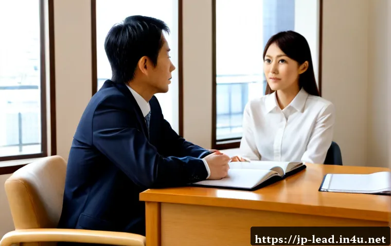 리더십 코치가 알려주는 연봉협상 팁 - Photorealistic Japanese professional in a calm coaching session, an experienced leadership coach in ...